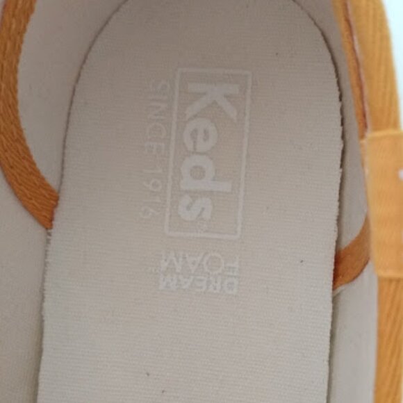 KEDS Women's Champion Core Solid Goldenrod Canvas Sneakers Size 9 - Picture 10 of 12